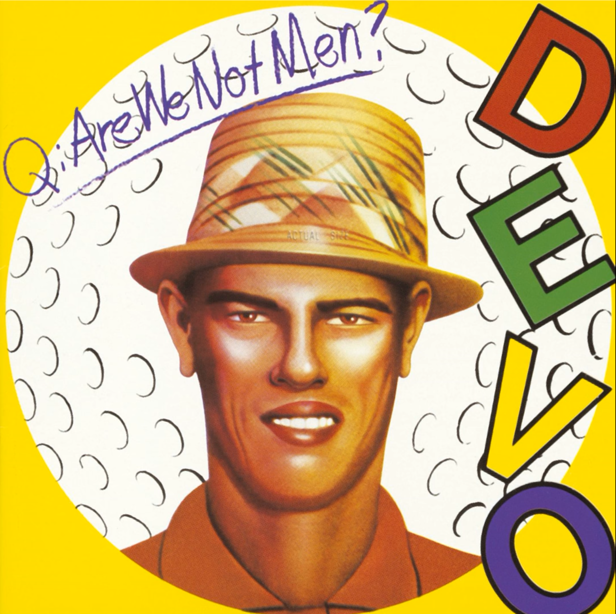 "Q: Are We Not Men? A: We Are Devo!" Album Cover