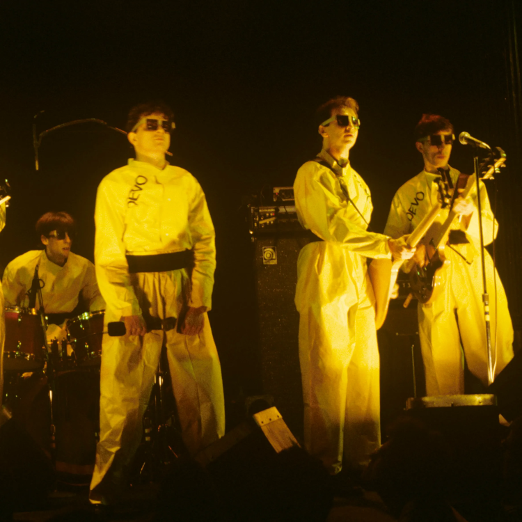 Devo's iconic yellow suits